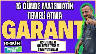 10 Günde Matematik Temeli Atma Garanti Kampı  10 Gün  ÖSYM ye Temel At  Test Çözümleri [upl. by Ecnarret]