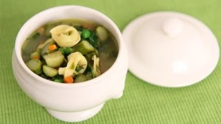 Minestrone Primavera Recipe  Laura Vitale  Laura in the Kitchen Episode 567 [upl. by Rebmik]