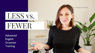 Less vs Fewer in English Advanced English Grammar [upl. by Janus]