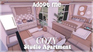 Studio Type Cozy Apartment  House build  Adopt me [upl. by Elia]