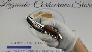 Prestige Laguiole Corkscrew Damascus Blade amp Snakewood By Laguiole en Aubrac [upl. by Gathers]