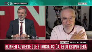 Atilio Borón y su análisis del conflicto UcraniaRusia [upl. by Anerres738]