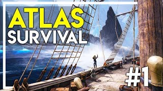 Ark Atlas Survival Gameplay  Ark Survival Evolved w Pirates amp Boats Atlas Gameplay 1 [upl. by Aubine214]