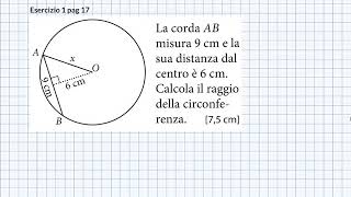 La circonferenza e il teorema di Pitagora [upl. by Flore]