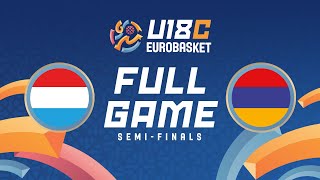 LIVE  Luxembourg v Armenia  FIBA U18 EuroBasket 2024 Division C  SemiFinals [upl. by Rahmann928]