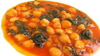 Garbanzos con Espinacas [upl. by Kirshbaum]