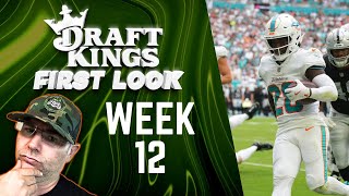 Crush Your DraftKings DFS Lineups With These Week 12 NFL Picks [upl. by Jt433]