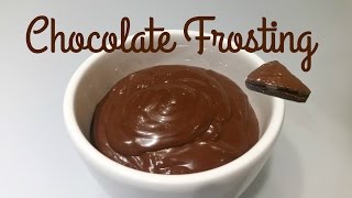 How To Make Chocolate FrostingHomemade Chocolate Frosting Recipe Frosting For CakeMoms Tasty Food [upl. by Atsejam520]