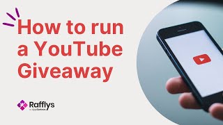 How to run a giveaway on YouTube [upl. by Lagiba]