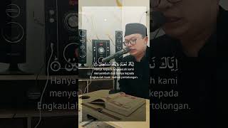 Surat AlFatihah bayati dengan teks quran shorts reels [upl. by Rempe]