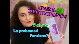 Crema decolorante DELIPLUSfunciona como prometeEs un CLON Lo probamos juntas REVIEW [upl. by Rostand261]