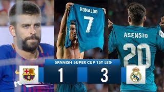 Barcelona 13 Real Madrid HD 1080i Spanish Super Cup Full Match Highlights 130817 [upl. by Ititrefen]