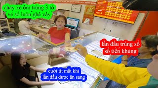 Trúng 3 Tờ Vé Số GoGo TV Dẫn Trâm Anh Đi Lãnh Thưởng Và Ăn Mừng  GoGo TV [upl. by Dhiman]