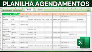 Planilha de Agendamento de Consultas de Pacientes e Clientes  Baixar Grátis [upl. by Gwenora]