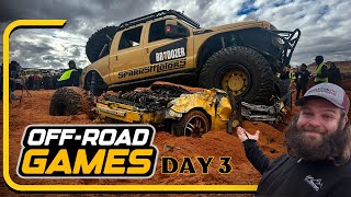 BEHIND THE SCENES with Matts Offroad Recovery  The Offroad Games Day 3 [upl. by Hairahs]