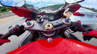 GSXR 600 POV PURE SOUND GETTING BUSY WITH AN MT09 [upl. by Junette]