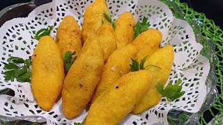 Potato and Rice Kubba Recipe  Rice Kibbi  Rice and Potato Filled with Beef [upl. by Aggappera]