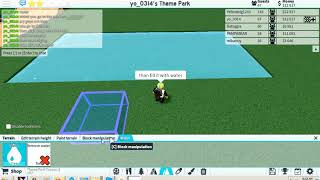 how to build a water ride in theme park tycoon 2 [upl. by Adnole]