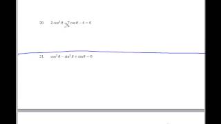 Solving Trigonometric Equations Part 4 [upl. by Norean981]