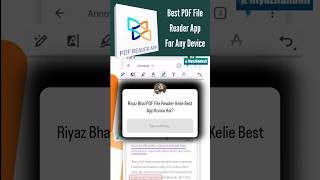 Best PDF File Reader Application xodo shorts pdf android adobe [upl. by Teevens316]