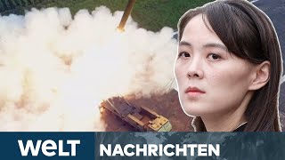 NORDKOREA Eskalation nach Zwischenfall Kim Yo Jong warnt Südkorea vor quotKatastrophequot  WELT STREAM [upl. by Kealey921]