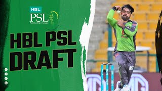 HBL PSL Draft Announcement  Rashid Khan HBLPSL9 [upl. by Analart250]