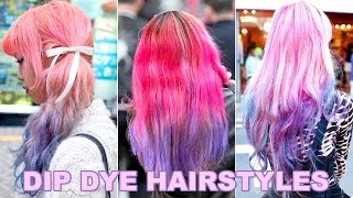 15 Dip Dye Hair Looks from Japan [upl. by Kreitman250]