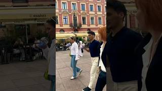 Square life in warsaw poland polish summer travel holiday vacation europe shorts [upl. by Ause]