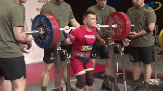 Men 59  83 kg  European Equipped Powerlifting Championships 2024 [upl. by Eniamrehc]