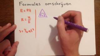 Formules omwerken [upl. by Yessak]