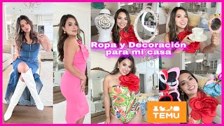 Ropa y Decoración para mi casa💕 Temu los mejores precios [upl. by Haleehs]