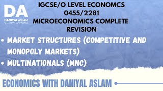 O levelIGCSE Economics 22810455 Microeconomics Revision Day 9 [upl. by See716]