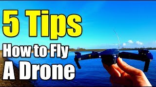 5 Tips How To Fly a QuadcopterDrone For Beginners With Eachine E58 To Learn The Basics Skills [upl. by Atirihs728]