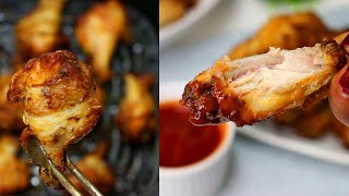 Air Fryer CHICKEN WINGS Drumettes CRISPY Chicken recipe [upl. by Flo33]