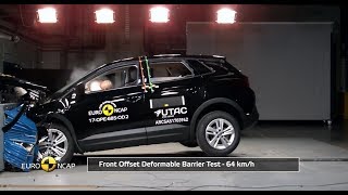 Opel Grandland X  CrashTests Euro NCAP [upl. by Orly550]