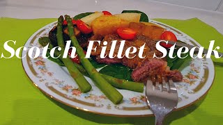 Beef Scotch Fillet Steak [upl. by Olnek]