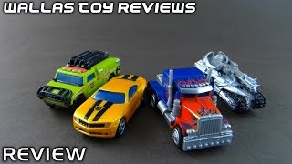 Toy Review  Optimus Prime Megatron Ratchet Bumblebee  Transformers RPMs set 1 [upl. by Iveksarap]