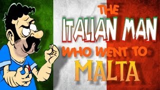 🇮🇹 The Italian Man Who Went To Malta 🇮🇹 ORIGINAL ANIMATED VERSION  2009 [upl. by Elston]