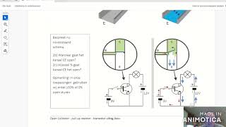 open collector pull up pull down weerstand [upl. by Elburr875]