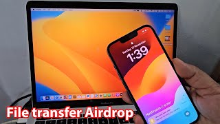 How to transfer data from iphone to mac using airdrop [upl. by Eirret]