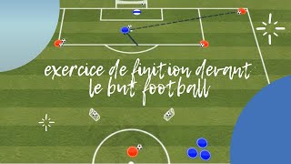 exercice de finition devant le but football [upl. by Arretahs]