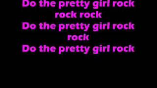 Keri HilsonPretty Girl Rock Lyrics on screen [upl. by Leatrice97]