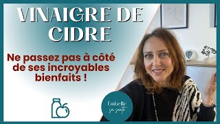 Létonnante vérité sur le vinaigre de cidre  Ses bienfaits sur le poids la peau les cheveux… [upl. by Beare658]