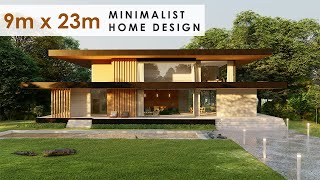 Wabi Sabi Home l Minimalist Architecture by LAA Design Studio [upl. by Jehial]