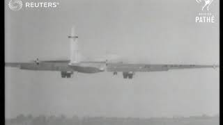 The inaugural flight of the Brabazon airplane 1949 [upl. by Sproul866]