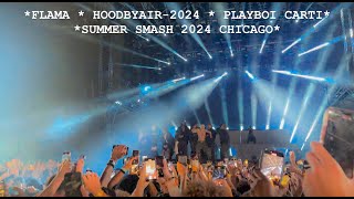 PLAYBOI CARTI “HOODBYAIR amp 2024” LIVE  SUMMER SMASH  CHICAGO  06152024 [upl. by Royo46]