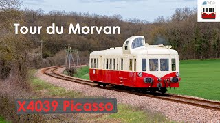 Autorail Picasso X4039 de lABFC sur le tour du Morvan [upl. by Pasadis210]