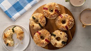 Mini Rosca de Reyes rellena  kiwilimón recetas [upl. by Inah]