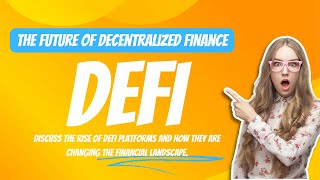 The Future of DeFi How Decentralized Finance is Revolutionizing Money  Coinicyt [upl. by Nea]