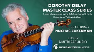 Pinchas Zukerman in an inspiring MasterClass [upl. by Pren623]